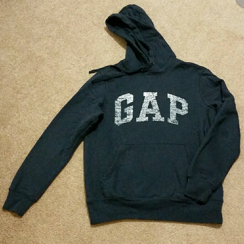 NWOT GAP navy blue drawstring hoodie. Size XS